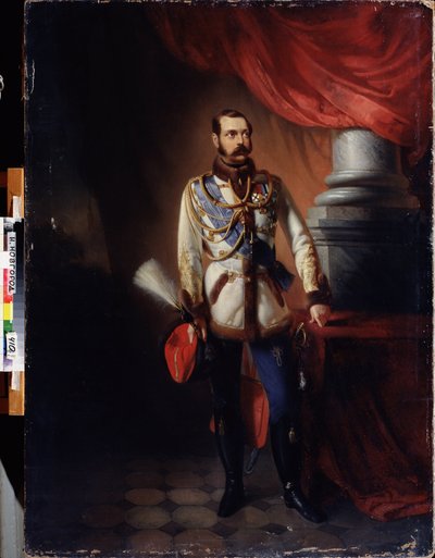 Portrett av keiser Alexander II av Russland (kjent som The Liberator av Konstantin Egorovich Makovsky