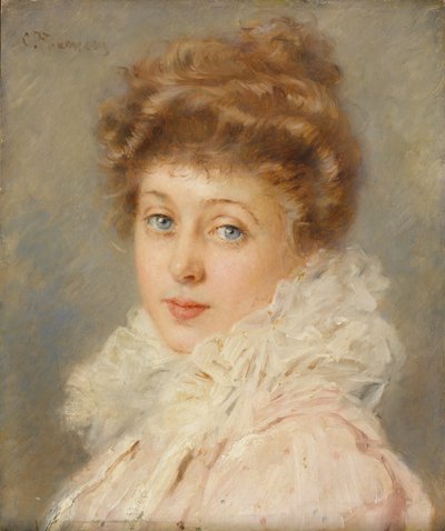 Portrett av en elegant kvinne, av Konstantin Egorovich Makovsky