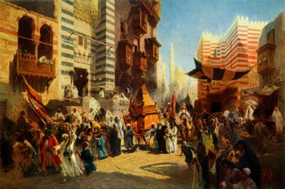 Return of the Holy Carpet fra Mekka til Kairo, 1876, 1965. av Konstantin Egorovich Makovsky