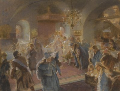 Dryss humlestudien av Konstantin Egorovich Makovsky