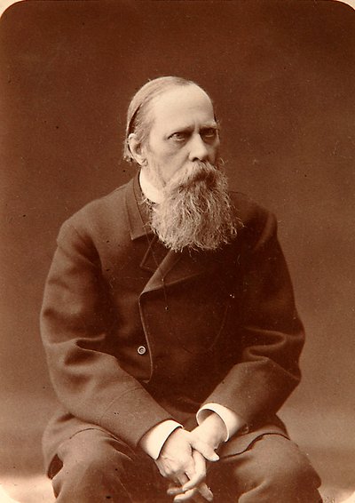 Mikhail Saltykov-Shchedrin, russisk forfatter, 1880-tallet av Konstantin Schapiro