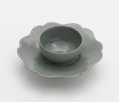 Skålstativ, første halvdel av 1100-tallet (steintøy med celadon-glasur) av Korean School