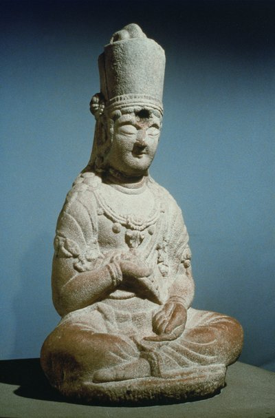 Sittende Bodhisattva fra Hansong-sa, Korea av Korean School