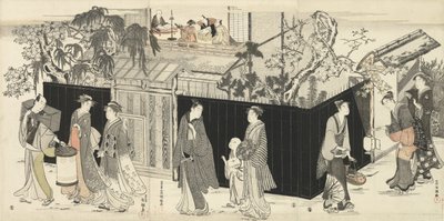 Tilbake fra en poesisamling, ca. 1785-89 av Kubo Shunman