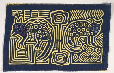 Skjortepanel (mola), ca. 1950 (påført bomull) av Kuna Indian Culture