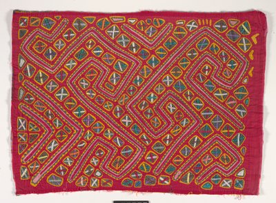 Skjortepanel (mola), ca. 1950 (påført bomull) av Kuna Indian Culture