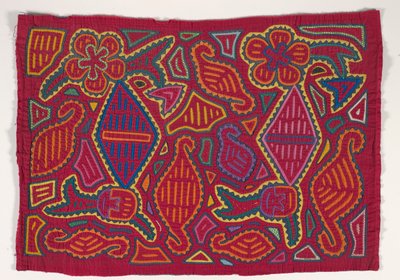 Skjortepanel (mola), ca. 1950 (påført bomull) av Kuna Indian Culture