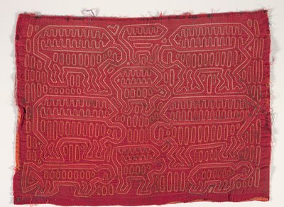 Skjortepanel (mola), ca. 1950 (påført bomull) av Kuna Indian Culture