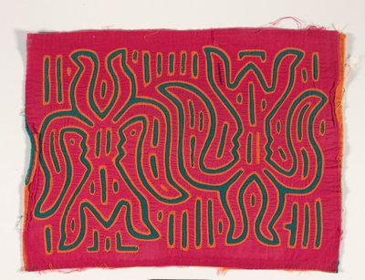 Skjortepanel (mola), ca. 1950 (påført bomull) av Kuna Indian Culture
