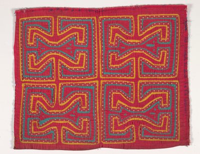 Skjortepanel (mola), ca. 1950 (påført bomull) av Kuna Indian Culture
