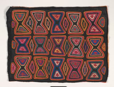 Skjortepanel (mola) (påført bomull) av Kuna Indian Culture
