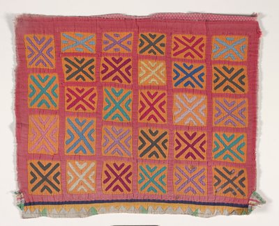 Skjortepanel (mola) (påført bomull) av Kuna Indian Culture