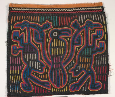 Skjortepanel (mola) (påført bomull) av Kuna Indian Culture