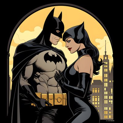 Batman og Catwoman 3 av Kurt Heppke