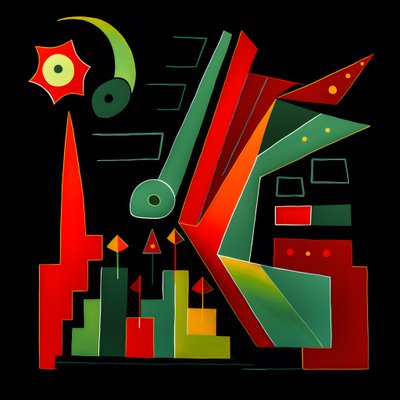 En aksjemarkedstrend i Picasso-stil 2 av Kurt Heppke