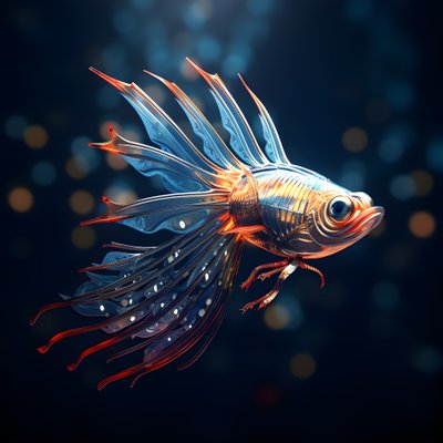 En flygende fisk 2 av Kurt Heppke