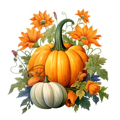 Gresskar som blomster vokser fra 2 av Kurt Heppke
