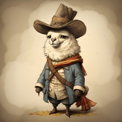 Lama, Amerika fra 1700-tallet 1 av Kurt Heppke