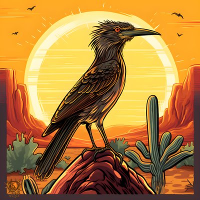 Roadrunner varm sol 4 av Kurt Heppke