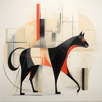 katthest 1 av Kurt Heppke