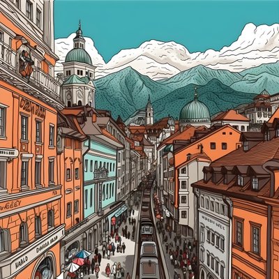 Innsbruck, tegneserie 4 av Kurt Heppke