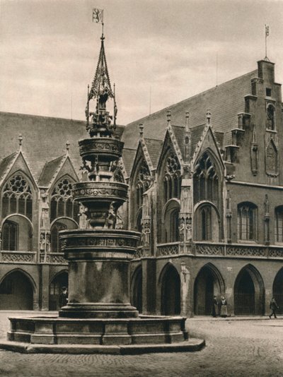 Braunschweig, rådhuset i den gamle byen, 1931 av Kurt Hielscher