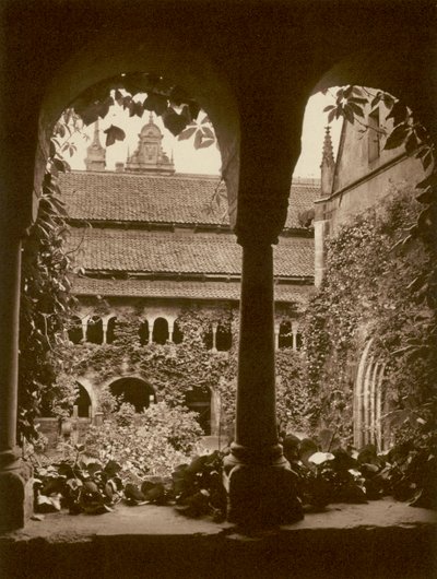 Hildesheim, domkirke, kloster; Hildesheim, katedralklosteret (s/hvitt bilde) av Kurt Hielscher