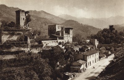 Italia: Castello Verrucola, Fivizzano (s/h-bilde) av Kurt Hielscher