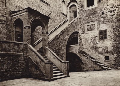 Italia: Cortona, Palazzo Pretorio (s/h-bilde) av Kurt Hielscher