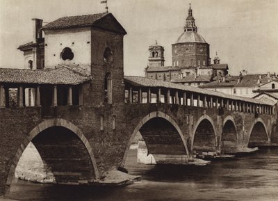 Italia: Pavia (s/hvitt bilde) av Kurt Hielscher