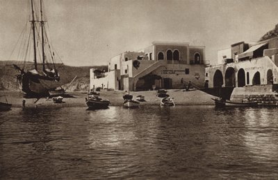 Italia: S Angelo, Ischia (s/hvitt bilde) av Kurt Hielscher