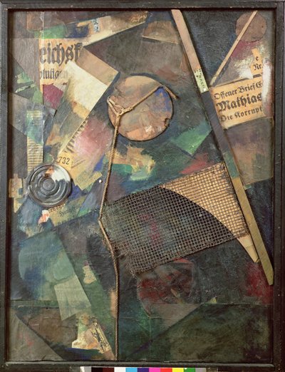 Merzbild av Kurt Schwitters