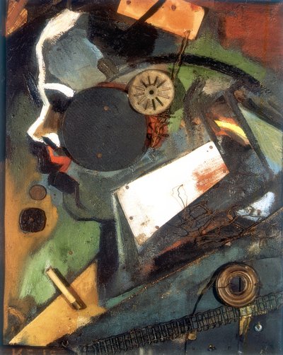 Merzbild 1A (legen) av Kurt Schwitters