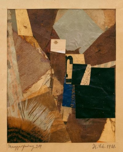 Merz-tegning 219 av Kurt Schwitters
