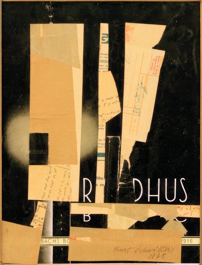 Uten tittel (R DHUS) av Kurt Schwitters