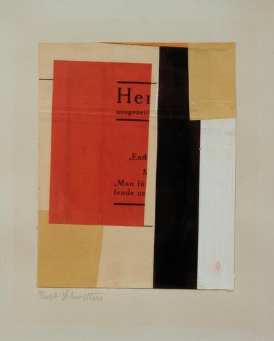 Uten navn av Kurt Schwitters