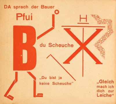Fugleskremselet. Eventyret fugleskremselet. Eventyr, 1925. av Kurt Schwitters