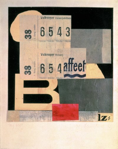 Ukjent bilde av Kurt Schwitters