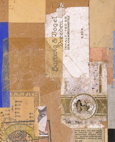 Uten tittel, 1926 av Kurt Schwitters