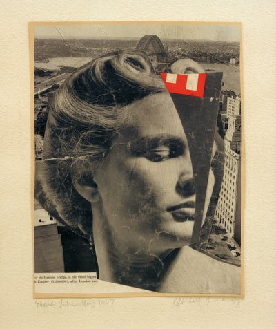 venstre halvparten av en skjønnhet av Kurt Schwitters