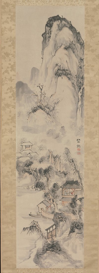 Landskap, 1700-tallet. av Kushiro Unsen