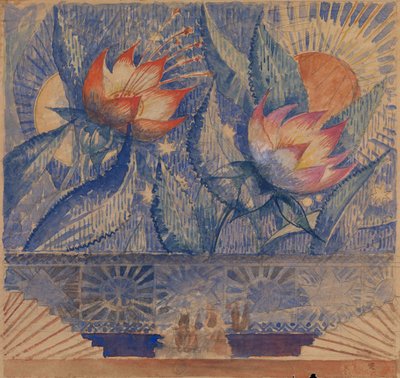 Scenedesign av Kuzma Sergeevich Petrov Vodkin