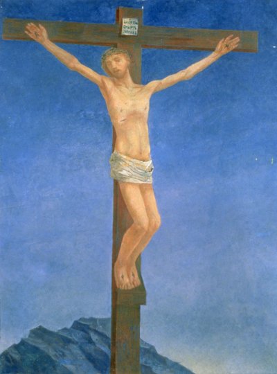 Korsfestelsen, 1923 av Kuzma Sergeevich Petrov Vodkin