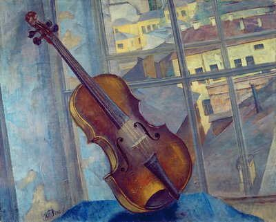 Fiolin, 1918 av Kuzma Sergeevich Petrov Vodkin