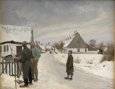Maleren i landsbyen av Laurits Andersen Ring