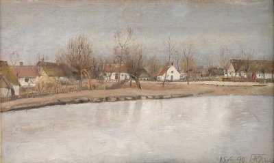 Landsbydammen ved Ring, Sjælland av Laurits Andersen Ring