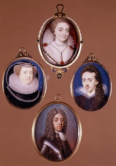 William, 2nd Lord Gray of Rolleston og 6th Baron North, Lady of the North-familien og Dudley, 3rd Lord North av L.I. and Hoskins J. Arlaud