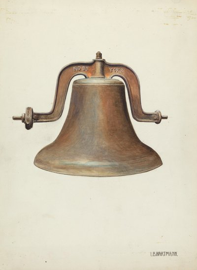 Kirkeklokke av L. B. Hartmann