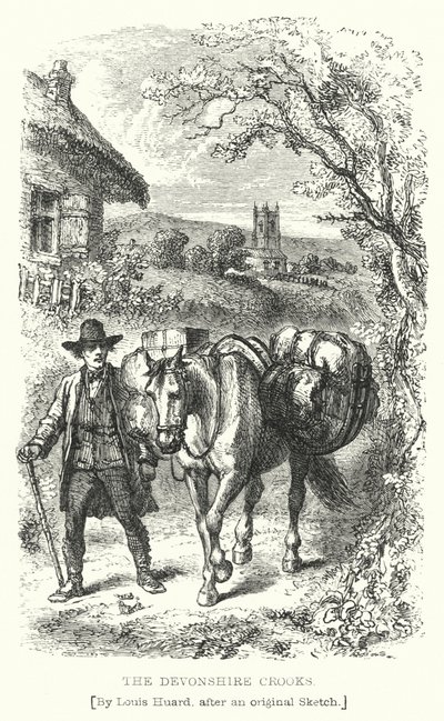 The Devonshire Crooks (gravering) av L. Huard