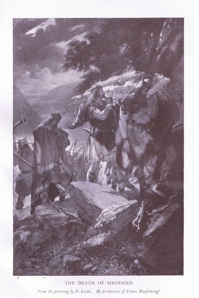 Siegfrieds død av L. Leeke